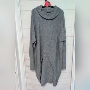 Euc Gorgeous Long Fashion Nova  Mock Neck Sweater Size 3X W/ Infinity Scarf 🧣😁